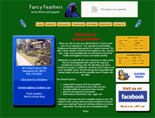 Tablet Screenshot of fancy-feathers.net